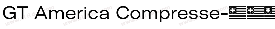 GT America Compresse字体转换